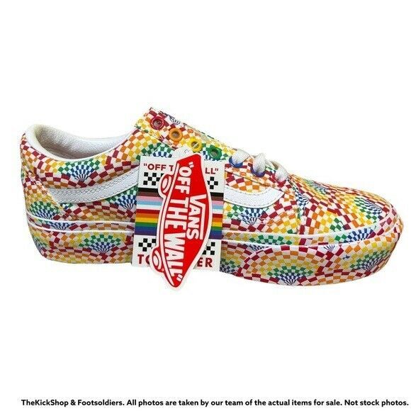 VN0A3B3U3WJ1 VANS Old Skool Platform (PRIDE) Men Size 4.5 | Women Size 6 - Picture 3 of 5